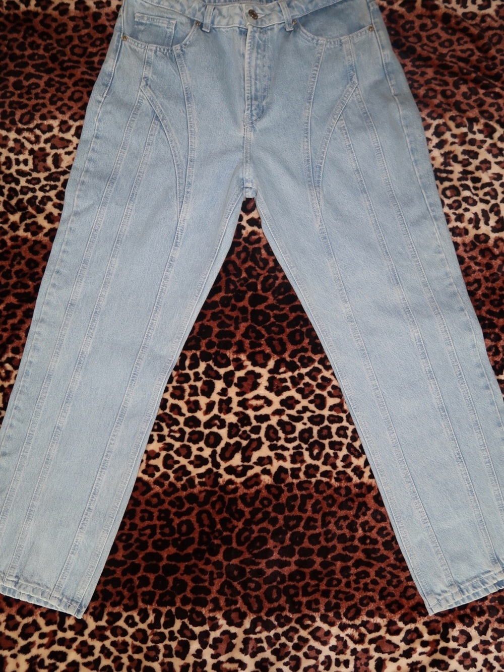 Zara Light Blue Straight Leg Jeans